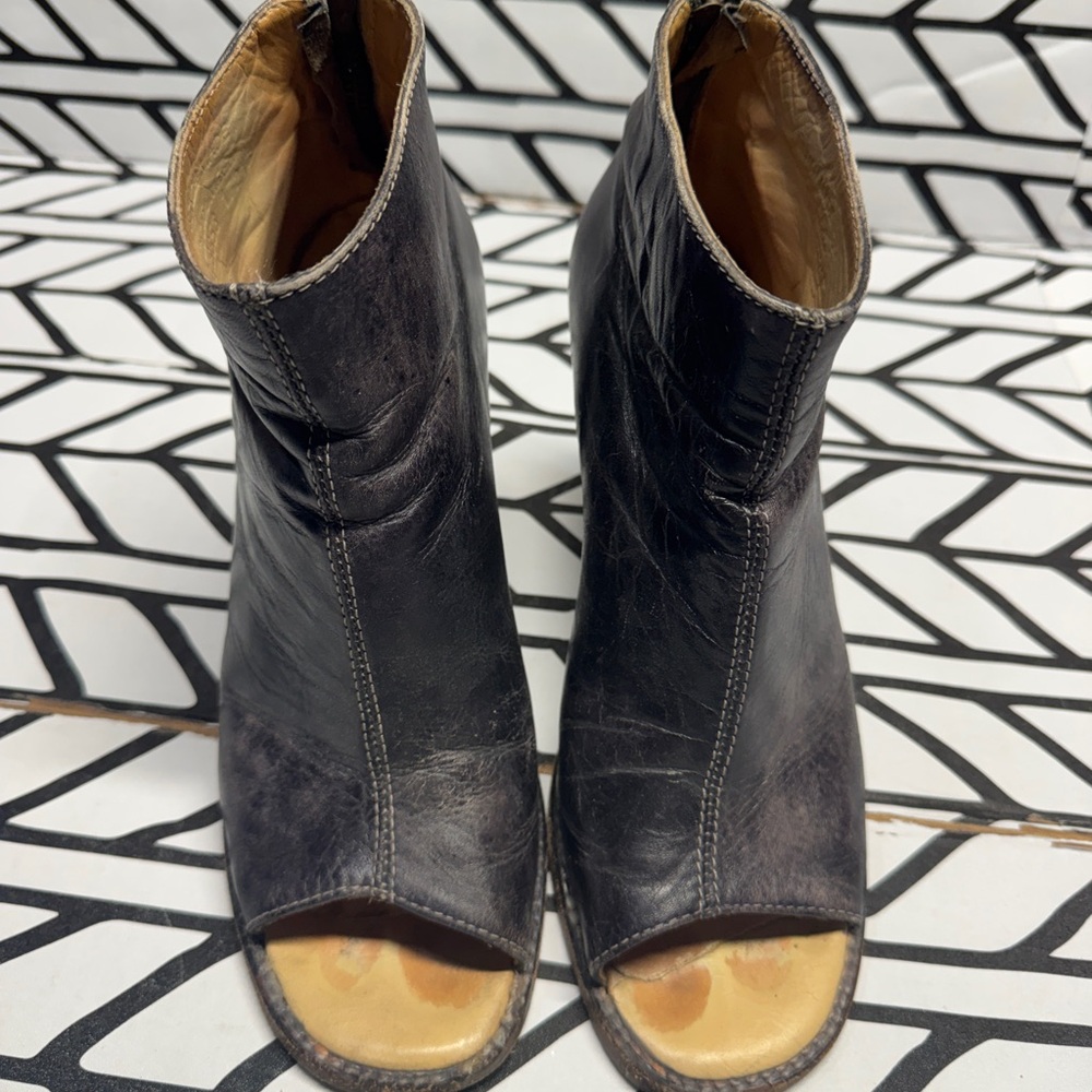 BED|STU Onset Peep Toe Ankle Boots in 9.5 - Picture 5 of 8
